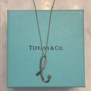 Tiffany “B” necklace